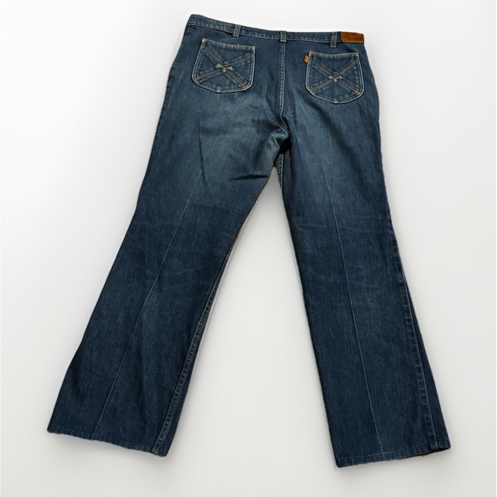 Vintage 70s Levi's Orange Tab 515 Bootcut Flare Talon Zipper Whisker 36x30 Rare